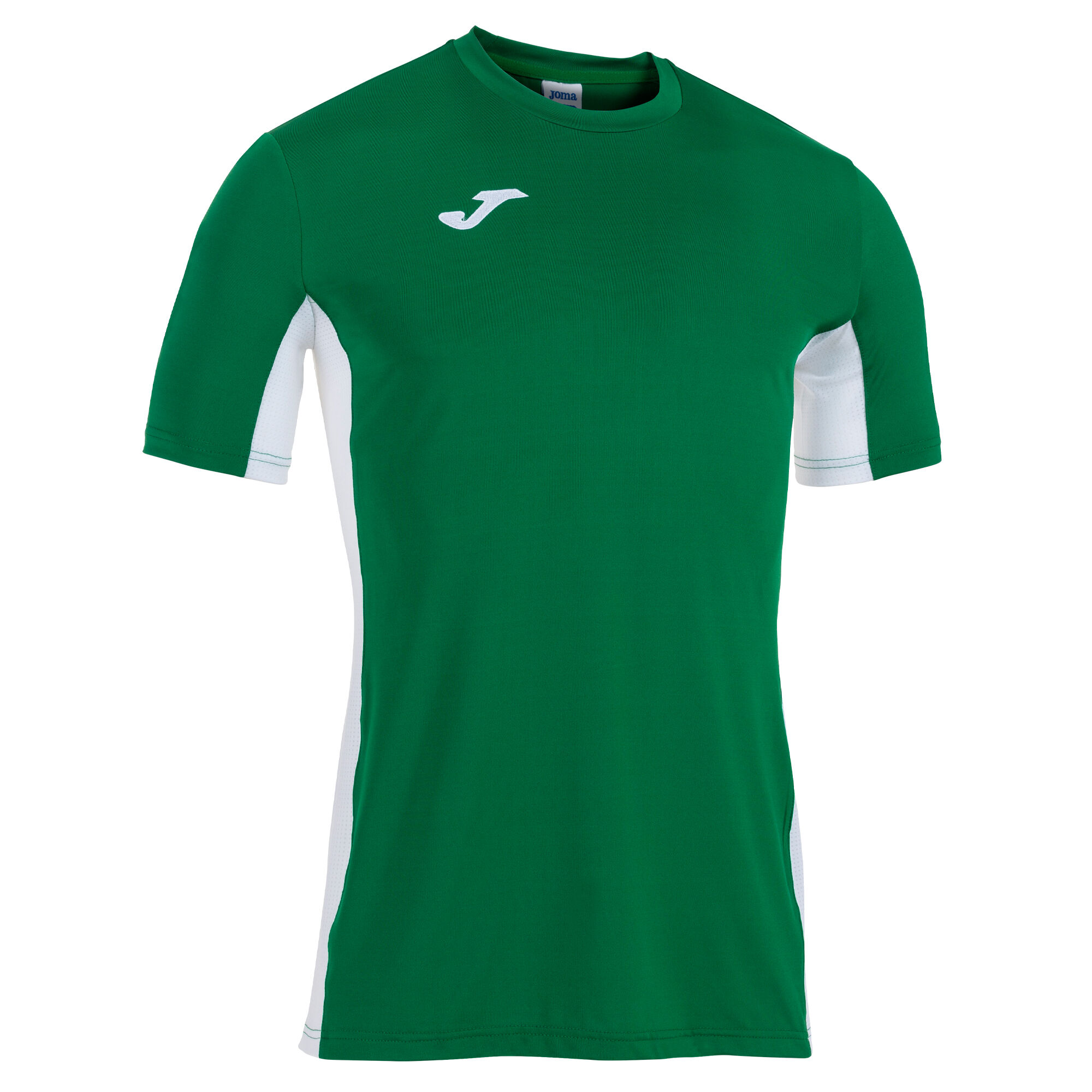 T-shirt manga curta homem Superliga verde branco