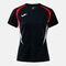 Tricou cu m&acirc;necă scurtă damă Championship 20 negru roșu