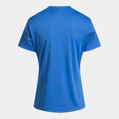 Shirt short sleeve woman Championship VIII royal blue yellow