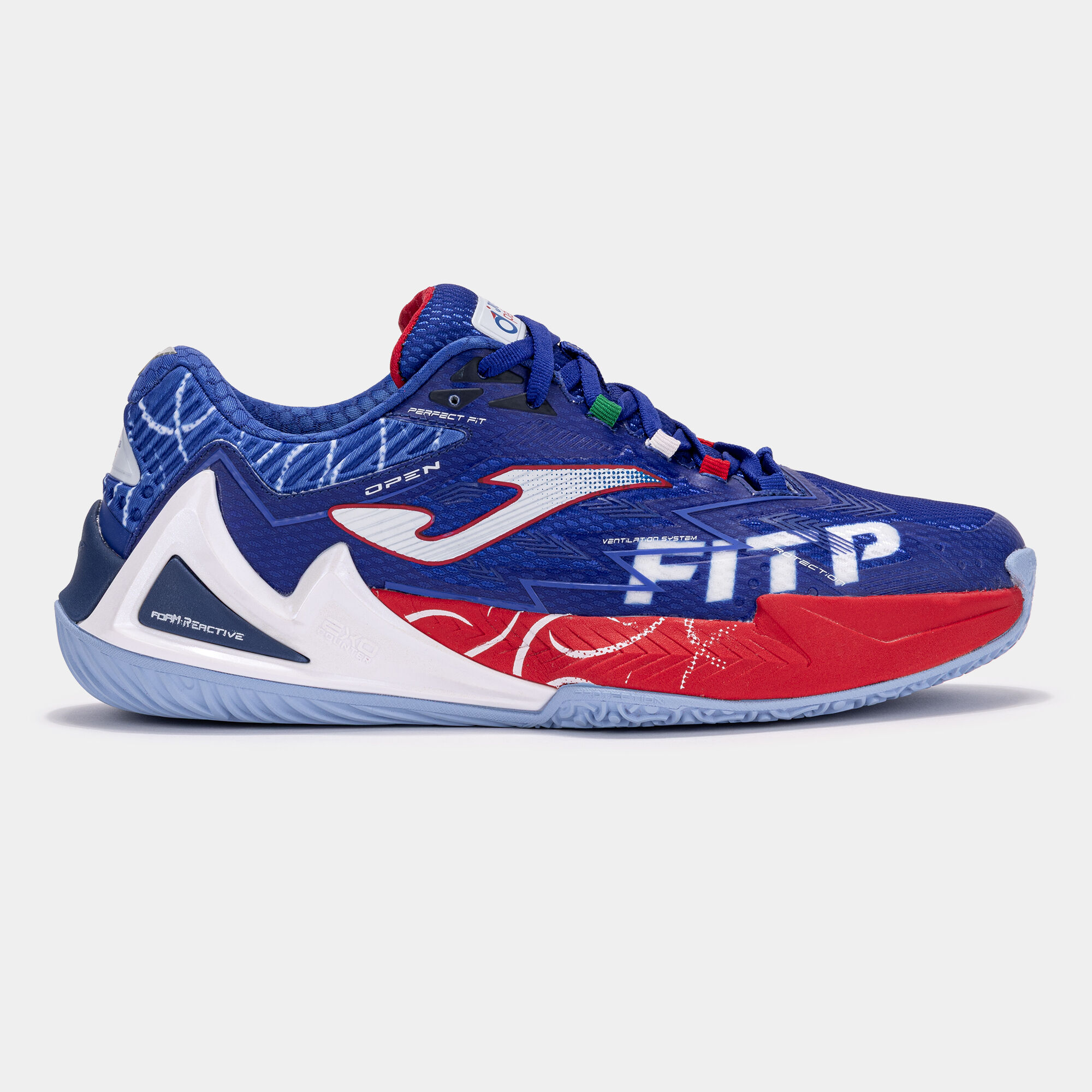 Shoes Open Men 25 Italian Tennis And Padel Federation unisex royal