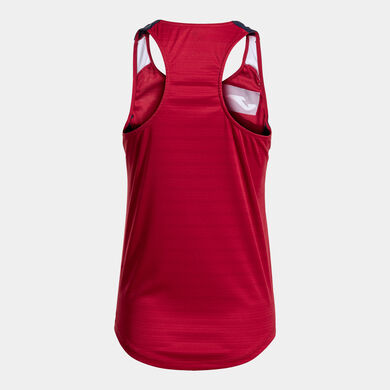 Canotta donna Montreal rosso blu scuro