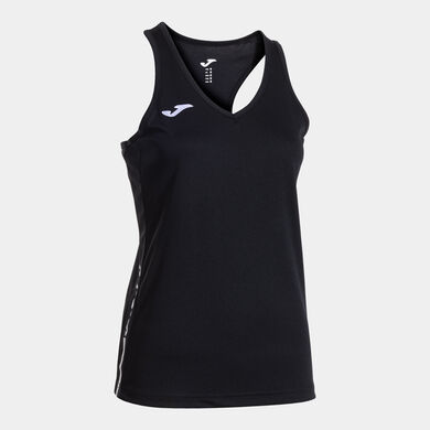 Camiseta tirantes mujer Olimpiada negro