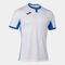 Maillot manches courtes homme Toletum II blanc bleu roi