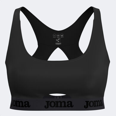 Biustonosz sportowy kobiety Iconic czarny