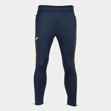 Pantaloni lunghi uomo Championship VII blu navy giallo
