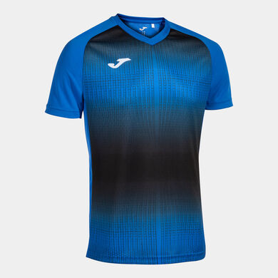 Camiseta manga corta hombre Tiger V royal negro