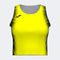 Top mujer Elite XI amarillo flúor negro