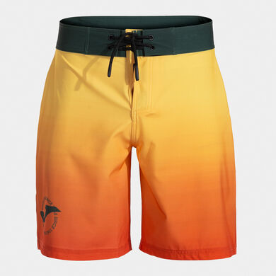 Str&oacute;j kąpielowy mężczyźni Santa M&oacute;nica z&oacute;lty pomaranczowy