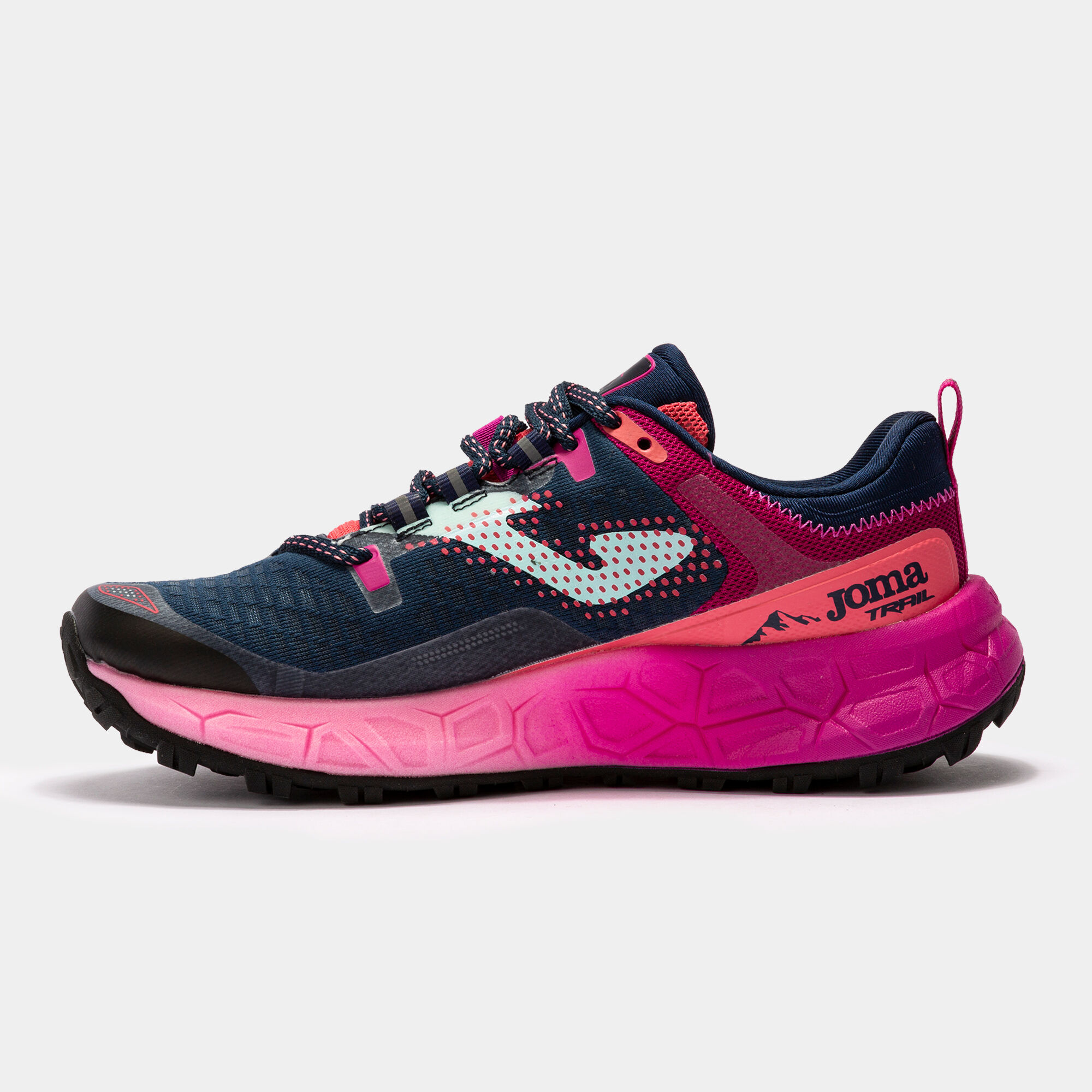 Trail running shoes Sima 22 woman navy blue pink