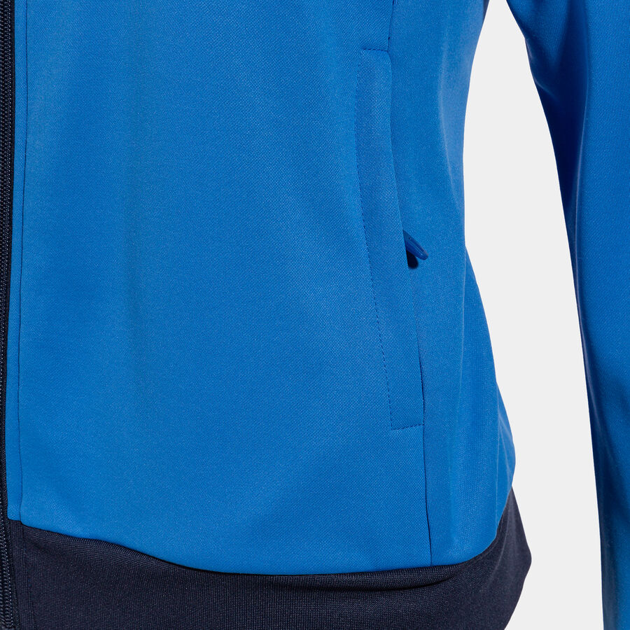 CHAQUETA CON CAPUCHA FED. ITALIA TENIS