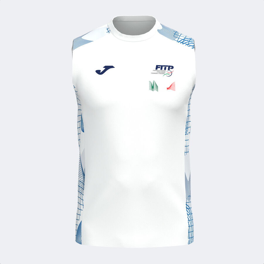 CAMISETA SIN MANGAS COMP. OFI. FED. ITALIA TENIS Y PADEL