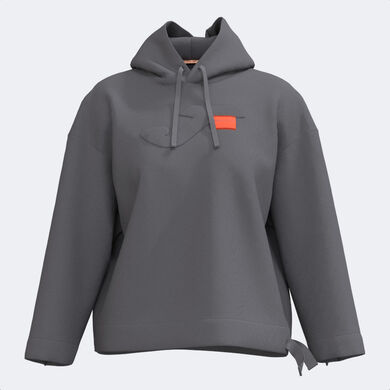 Hooded sweater woman Step gray