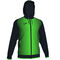 Chaqueta con capucha hombre Supernova negro verde flúor