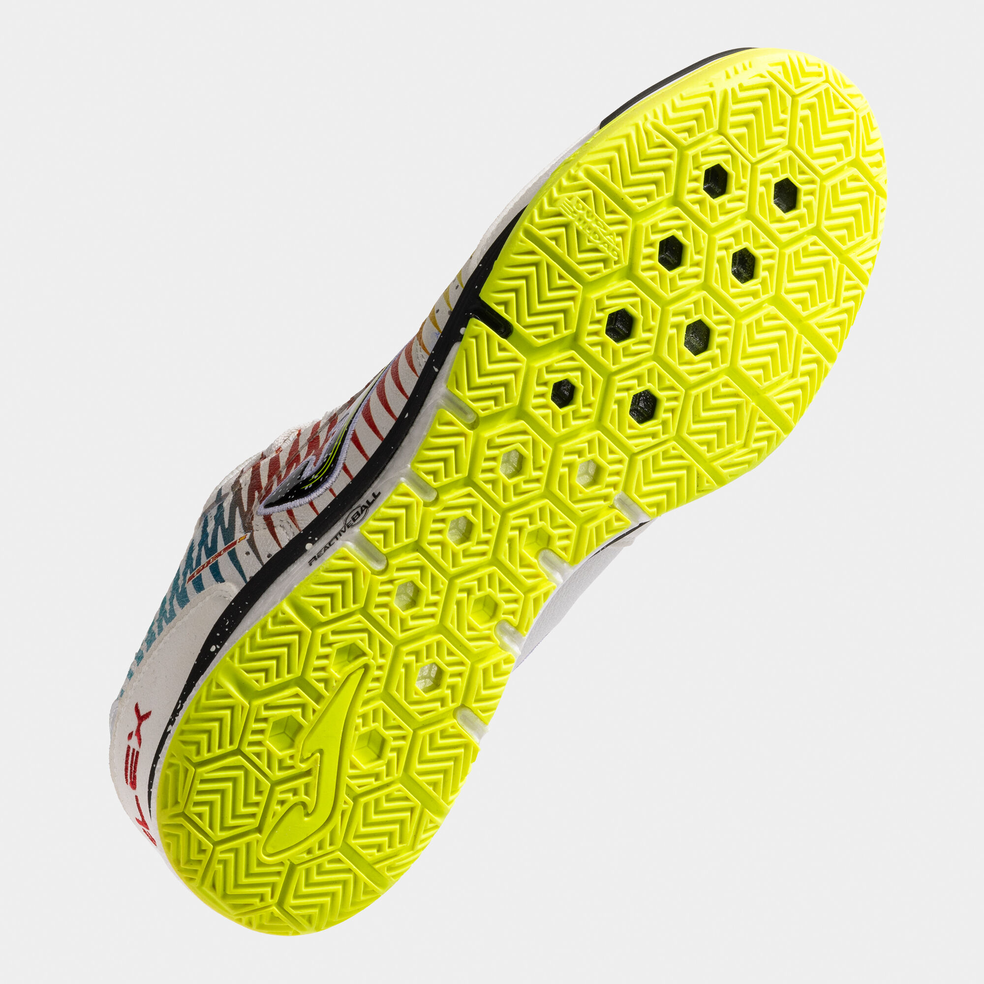 Futsal shoes Top Flex Rebound 25 indoor white yellow red | JOMA®