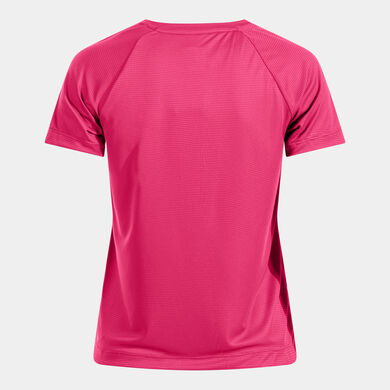 Shirt short sleeve woman R-Trail Nature fuchsia