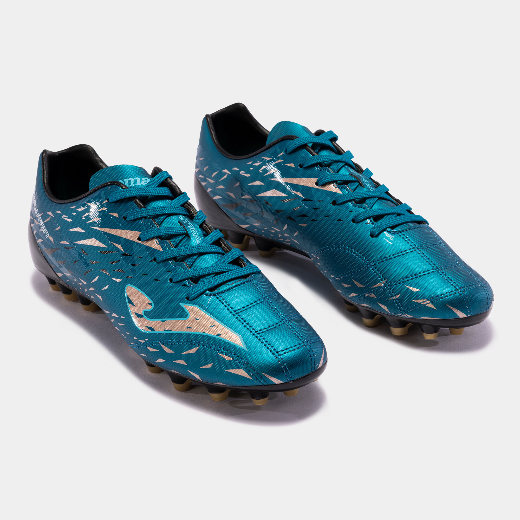 Bota de Futbol Tacos A.G. Cesped Artificial Azul-Verde. Joma - Ziwi Shoes
