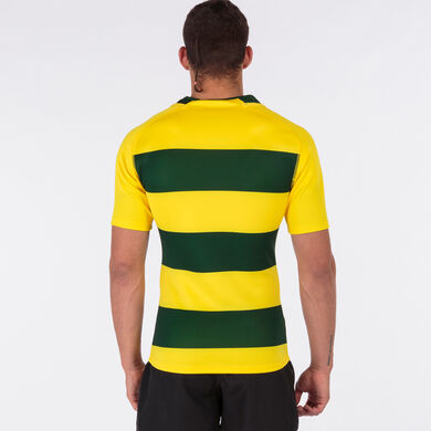 Camiseta manga corta hombre Prorugby II verde amarillo