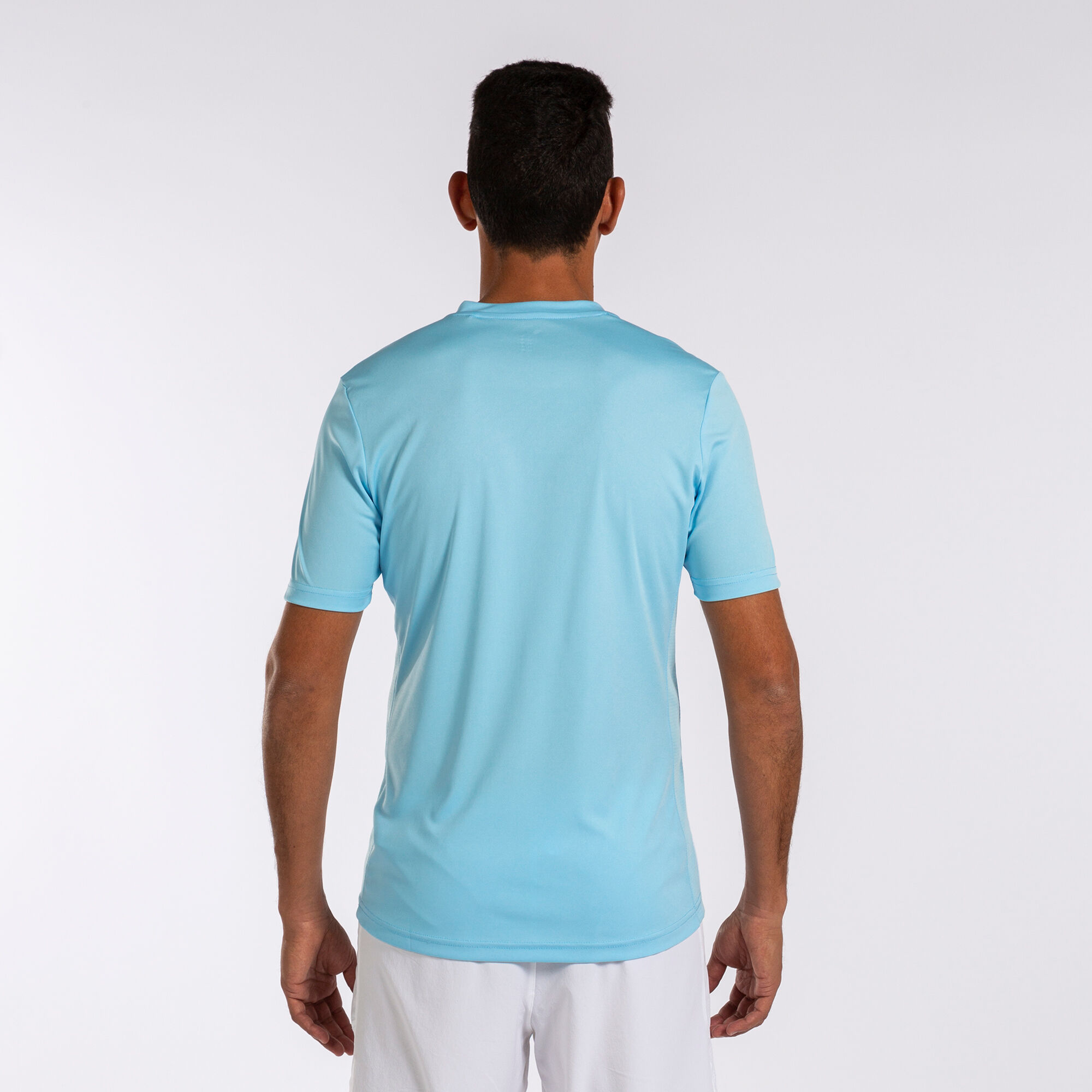 T-shirt manga curta homem Inter II azul-celeste branco