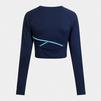 Koszulka z długim rękawem kobiety Core granatowy