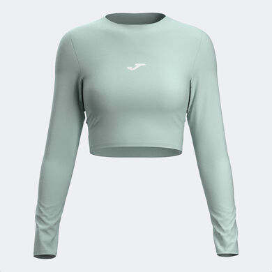 Camiseta manga larga mujer Step verde