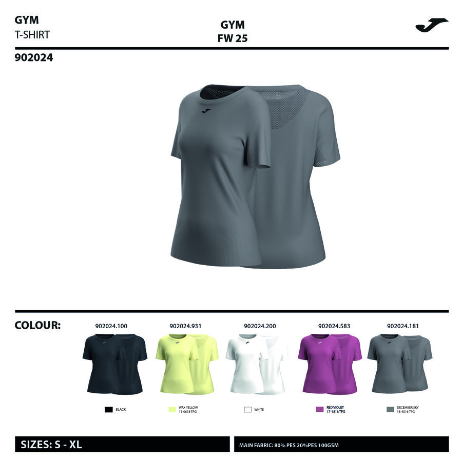 CAMISETA MANGA CORTA INDOOR GYM