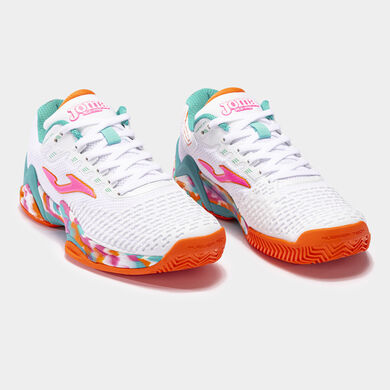Pantofi sport Ace Lady 23 clay damă alb portocaliu