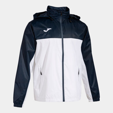 Rainjacket man Montreal white navy blue