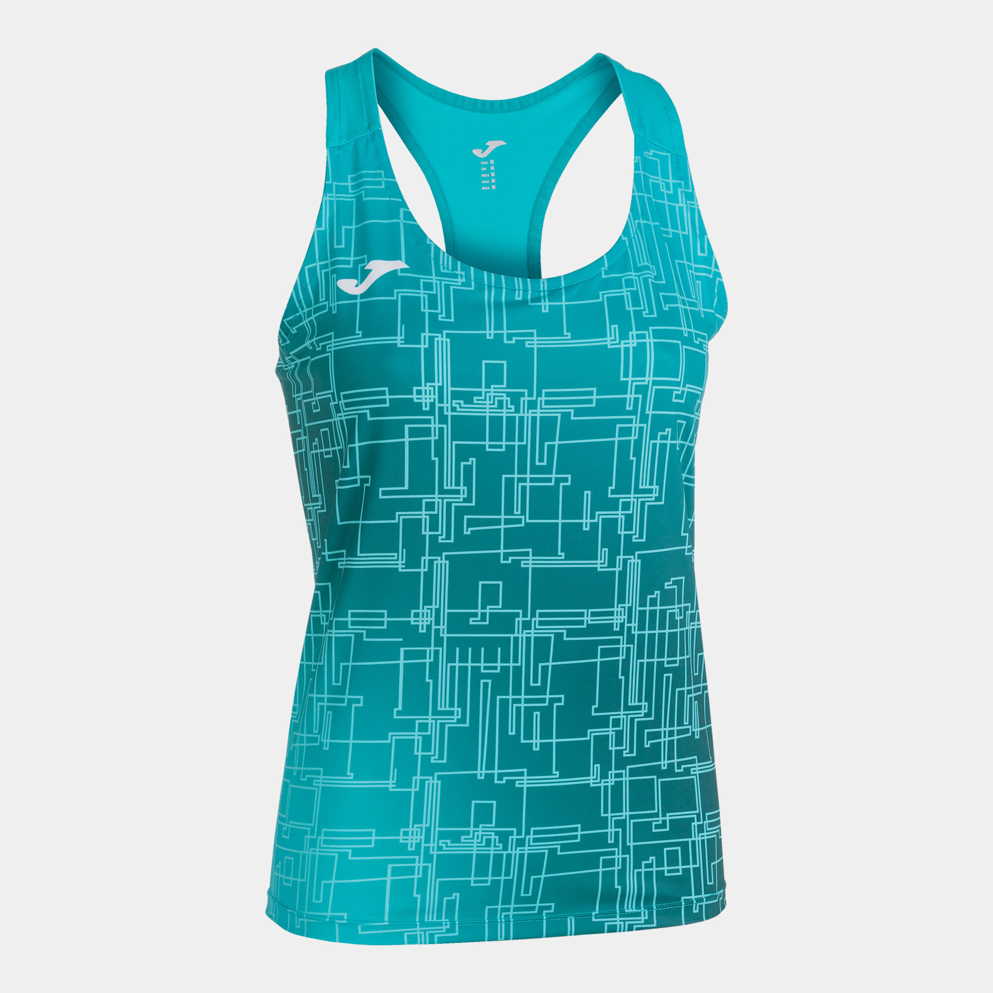 Tank top woman Elite VIII turquoise | JOMA®