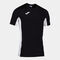 T-shirt manga curta homem Superliga preto branco