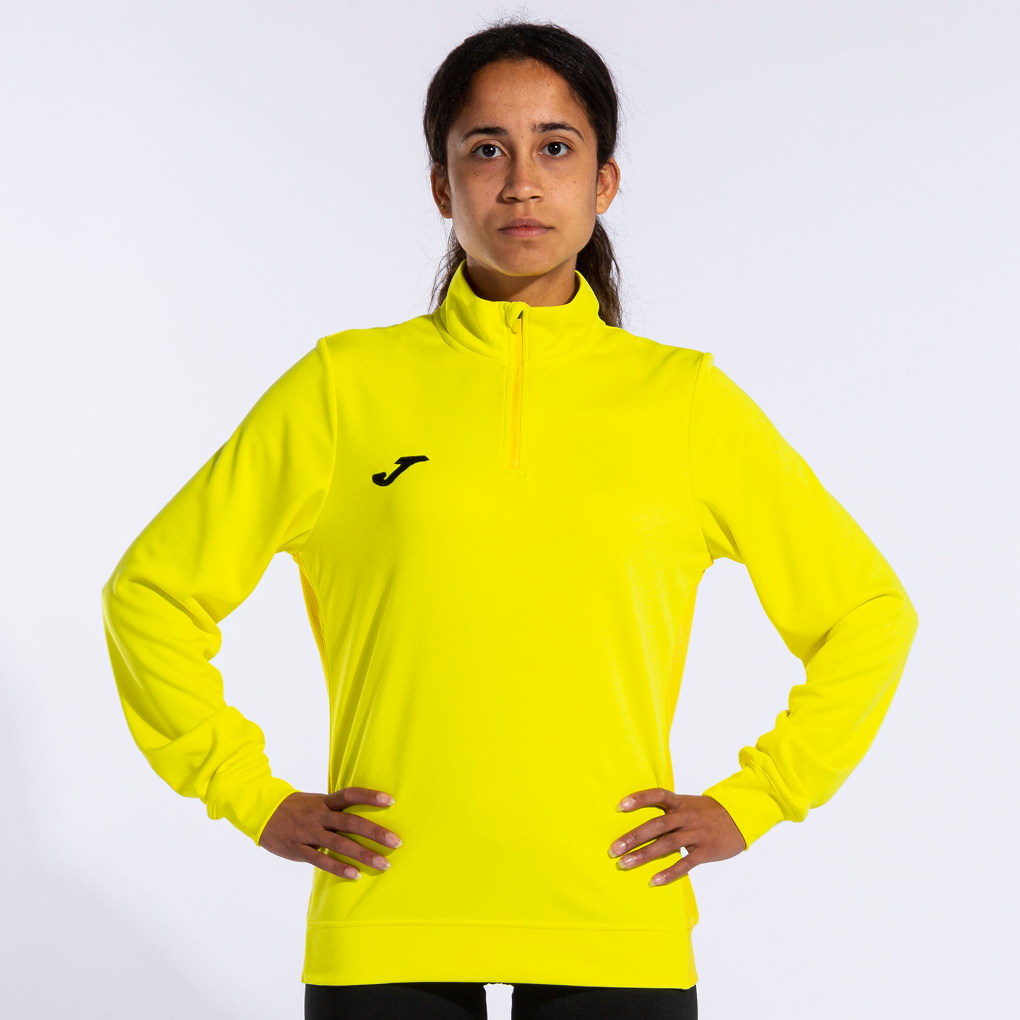 Sweatshirt woman Winner II yellow