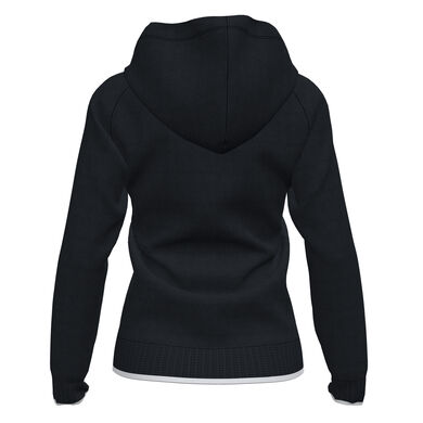CASACO COM CAPUZ MULHER SUPERNOVA II PRETO BRANCO