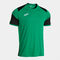 Shirt short sleeve man Danubio green dark gray