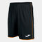 Short mann Liga schwarz orange