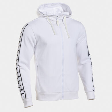 Veste à capuche homme Icono Street blanc noir