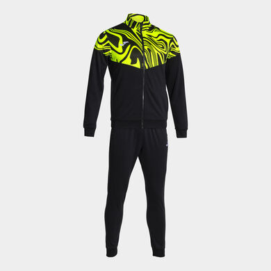 Tuta uomo Lion II nero giallo fluorescente