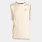 Camiseta sin mangas hombre Indoor Gym beige
