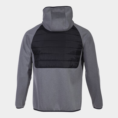 Soft shell uomo Berna III grigio melange nero