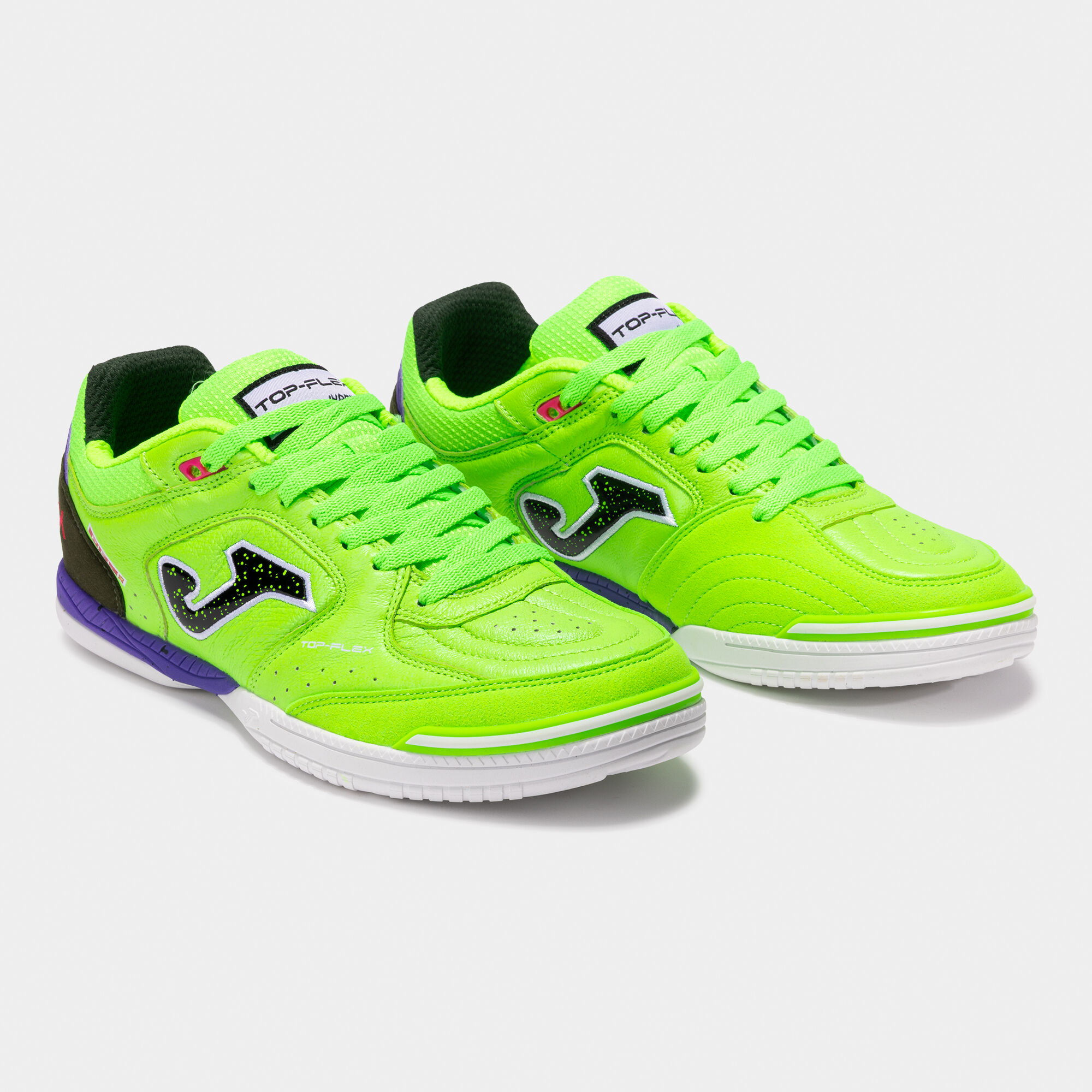 Futsal shoes Top Flex 25 indoor fluorescent green | JOMA®
