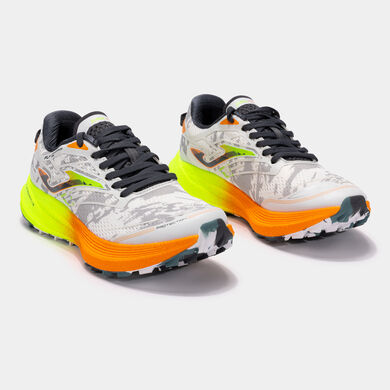 Pantofi sport trail Tr-6 24 unisex alb portocaliu