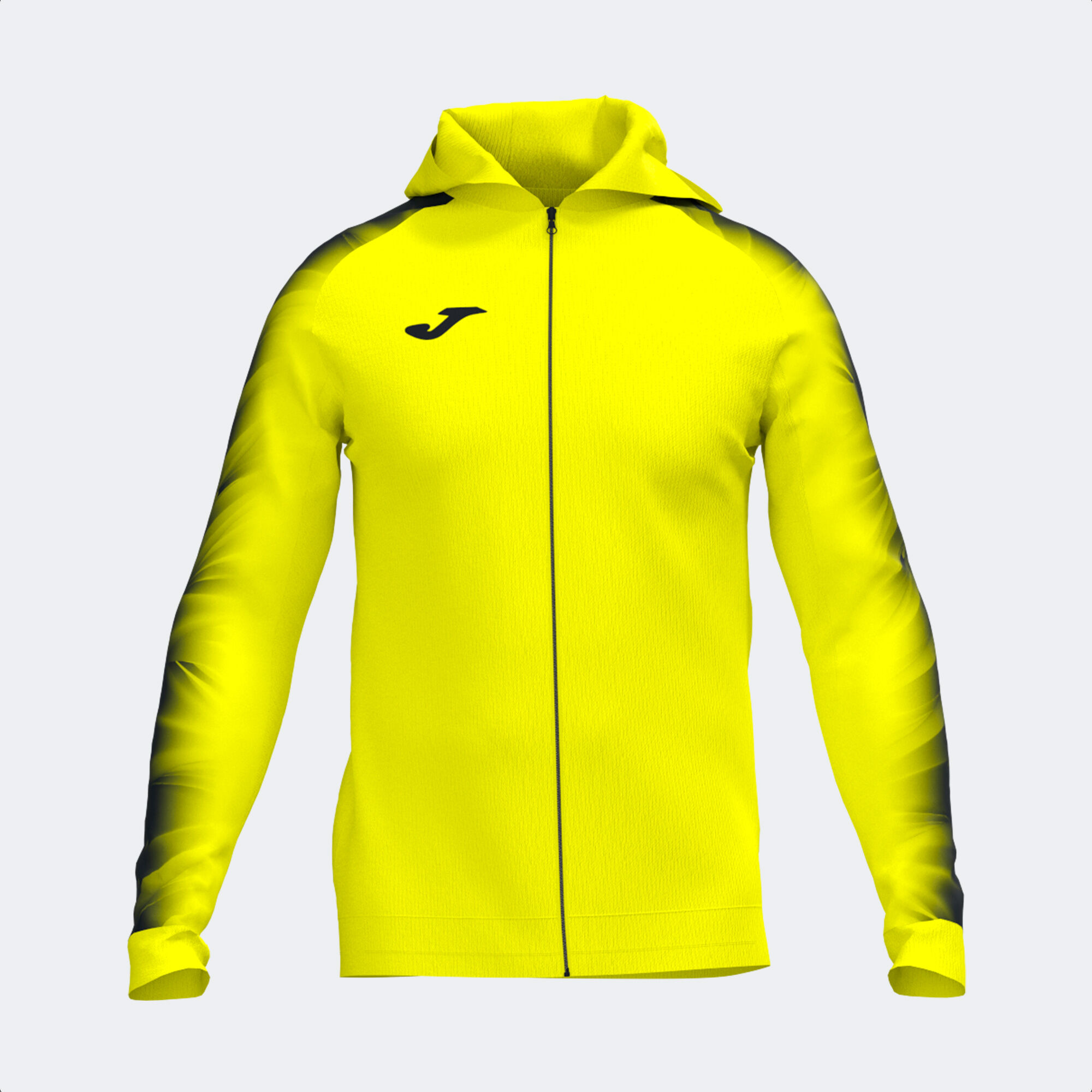 Hooded jacket woman Elite XI fluorescent yellow black