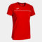 Maglia a manica corta donna Smash rosso