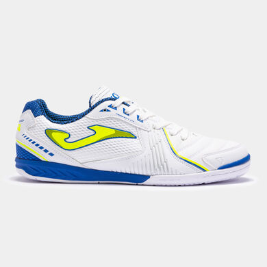 Pantofi sport fotbal în sală Dribling 23 indoor alb albastru