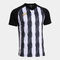 T-shirt manga curta homem Inter V preto branco