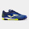 Fußballschuhe Xpander 23 teppichboden königsblau neongrün
