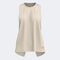 Tank top woman Indoor Gym beige