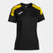 Camiseta manga corta mujer Championship VIII negro amarillo