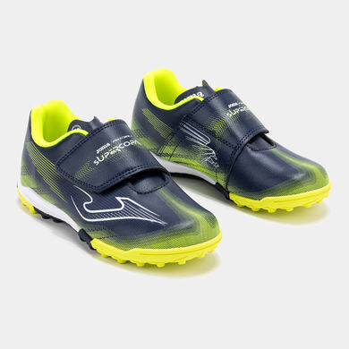 Football boots Supercopa Jr 26 turf junior navy blue