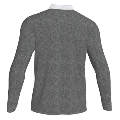 Polo de manga comprida homem Winner II cizento melange preto