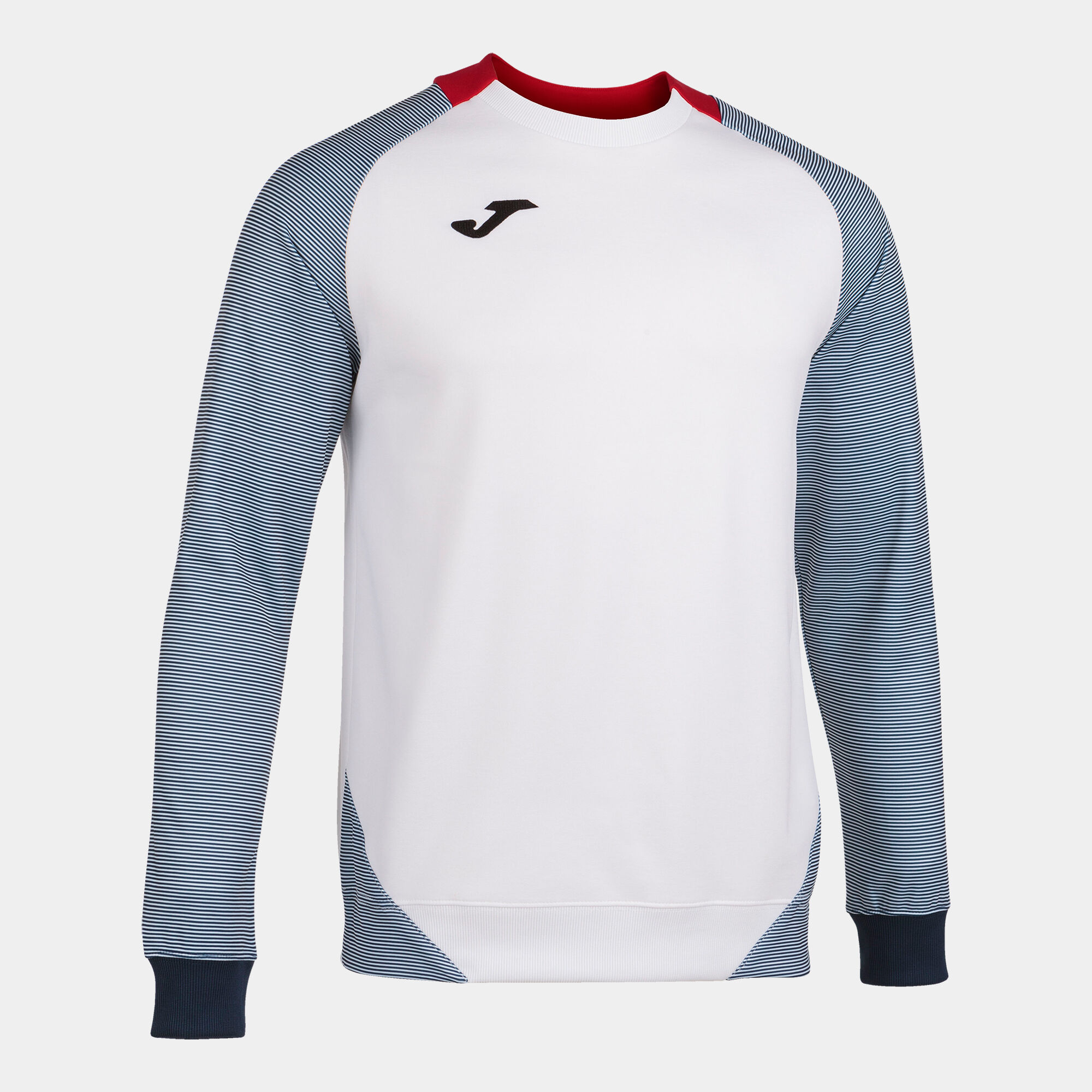 Sweatshirt man Essential II white navy blue red | JOMA®
