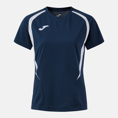 Camiseta manga corta mujer Championship 20 marino gris